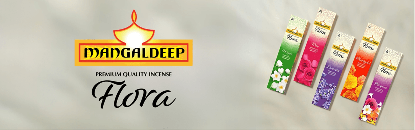 Mangaldeep Flora Premium Incense Banner
