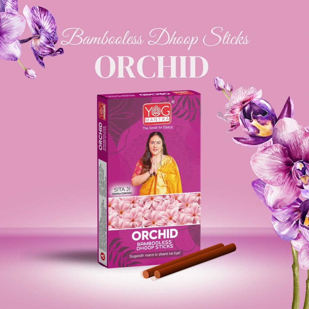 Yog Mantra Dhoopsticks Orchid – (pack of 12)