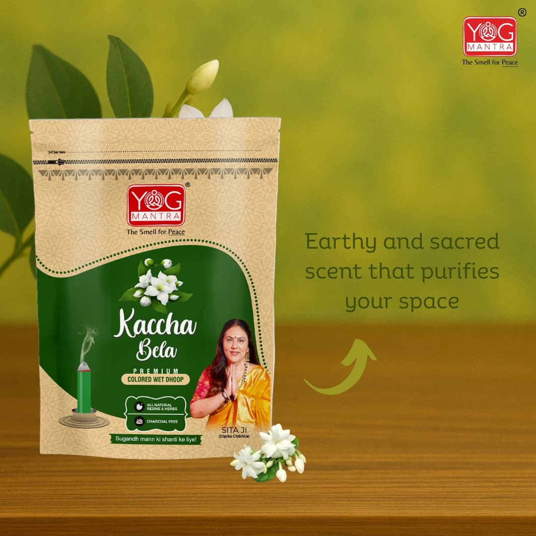 Yog Mantra Kaccha Bela Premium Colorful Wet Dhoops – (pack of 8)