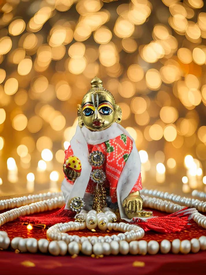 Bandhani Braj Kurta Pajama for Kanha Ji