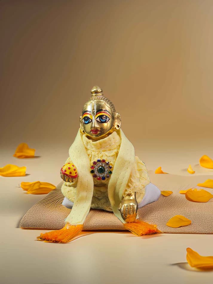 Sunehri Aabha Dress | Laddu Gopal Kurta Pajama