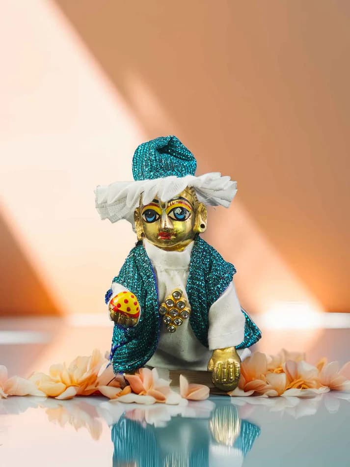 Neelraj Fancy Jacket Set for Laddu Gopal Ji
