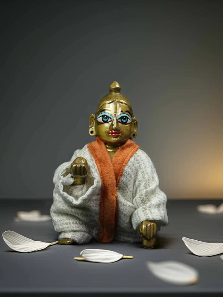 Nidra Saumya Winter Nightsuit Dress for Kanha Ji