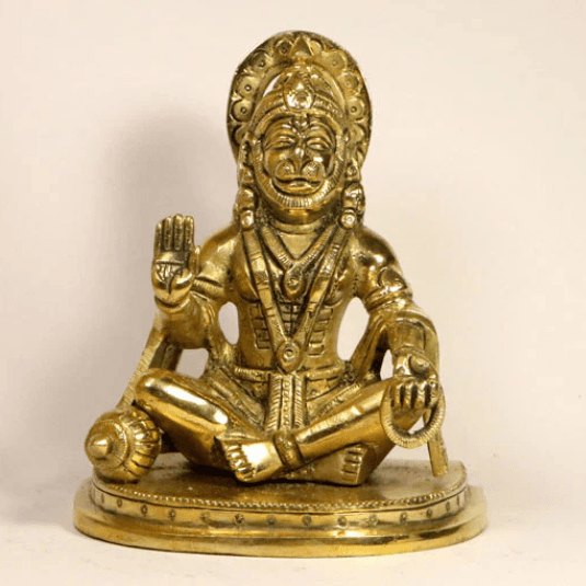 Hanumanji Pure Brass Idol