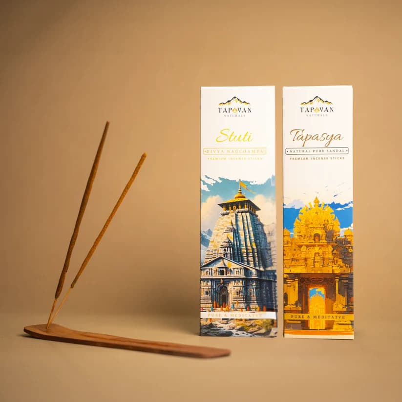 PREMIUM SANDAL & NAGCHAMPA INCENSE STICKS COLLECTION - PURE AROMATHERAPY