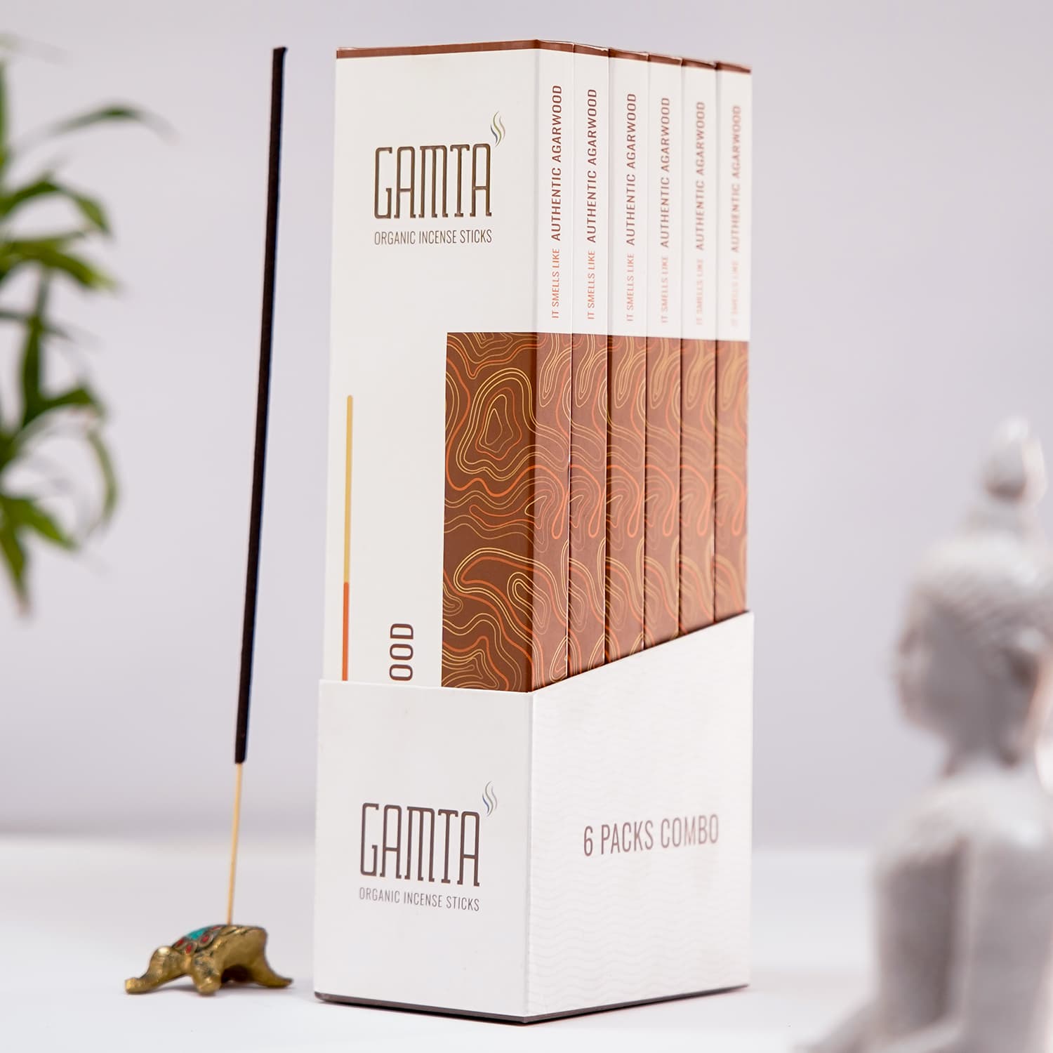 Gamta Authentic Agarwood Incense Sticks – 6 Pack Combo