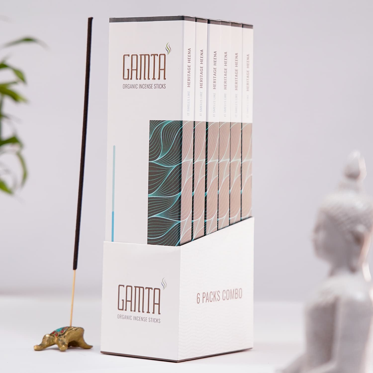 Gamta Heritage Heena Incense Sticks – 6 Pack Combo