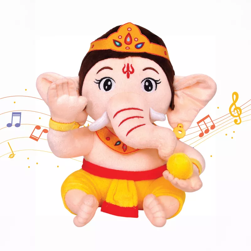 Mantra Chanting Baby Ganesha (Small, 25 CM)