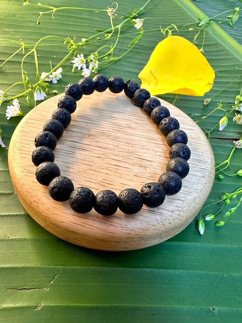 Lava Stone Energy Bracelet – The Stone of Strength & Grounding