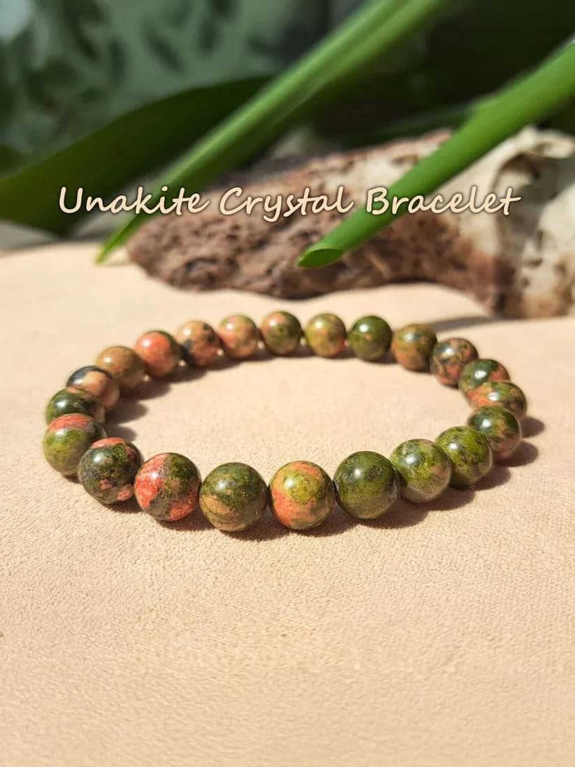 Unakite Energy Bracelet – The Stone of Emotional Healing