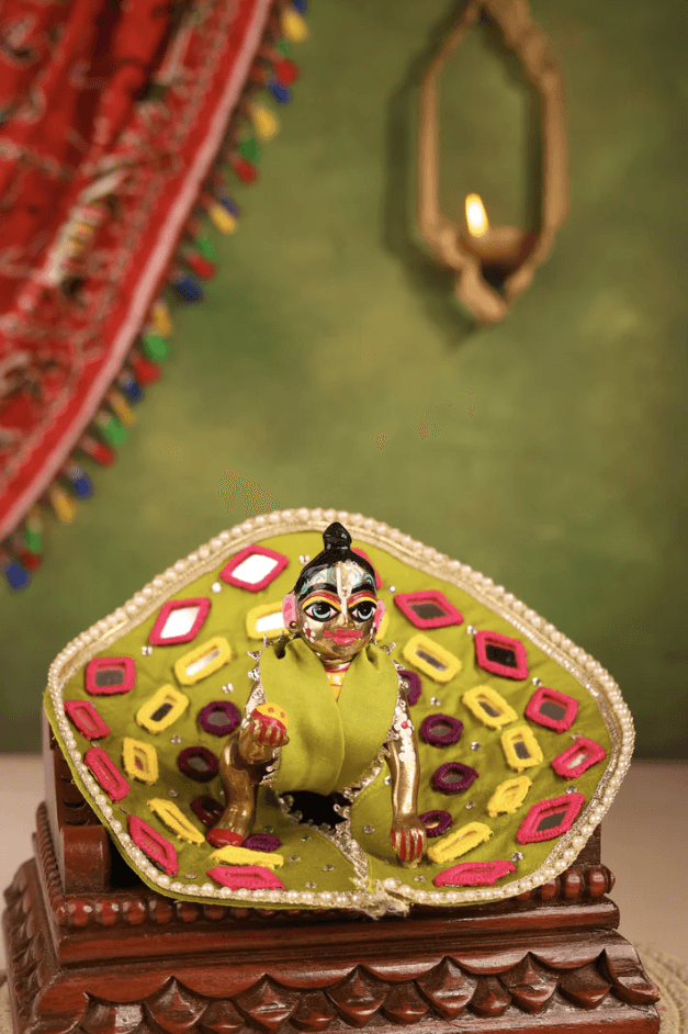 Garbo Green Laddu Gopal Poshak
