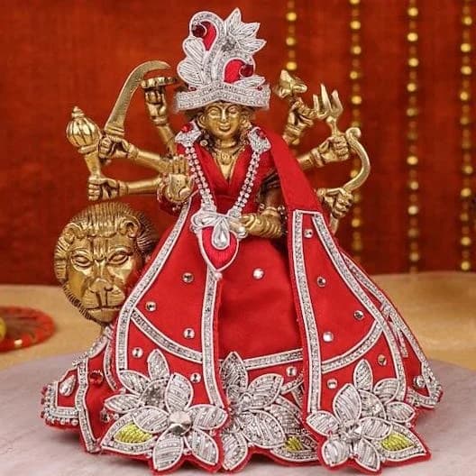 Saawan Sugandh Red Lehenga Patka