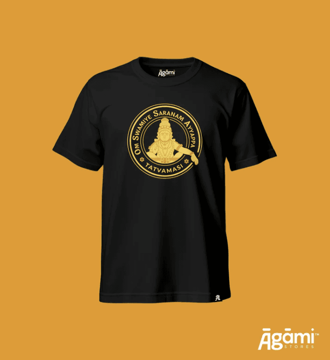 Ayyappa Tshirt - Black | Regular Fit