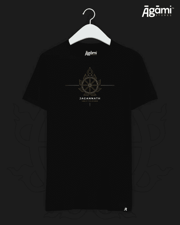 Shree Jagannath – Lord of the Universe Tshirt | Black - Regular Fit