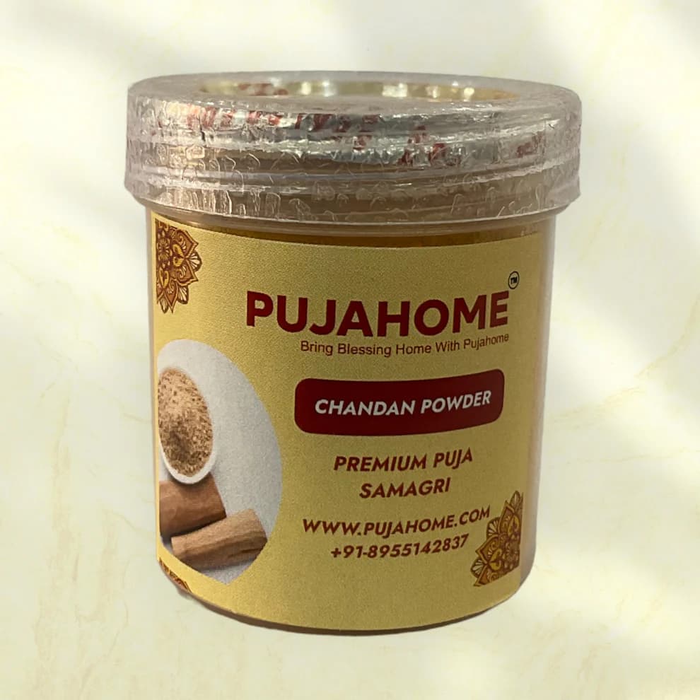 Pujahome Chandan Powder(Asthgandh Powder) - 35 grams ( Pack of 5 )