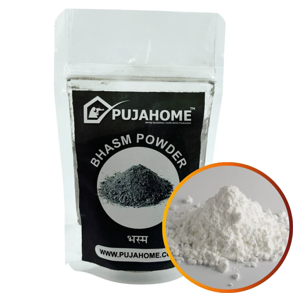 Pujahome Vibhuti Bhasm Powder, Holy ash, Thiruneeru, Shiva Viboothi 500 Gram Pack